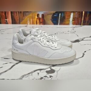 Veja V-90 O.T Leather Extra White Size 8 Women's Natural New